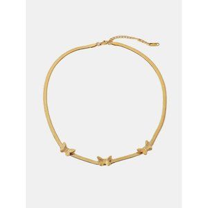 Butterflies Snake Chain Necklace